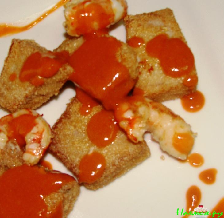 Тунец жареный