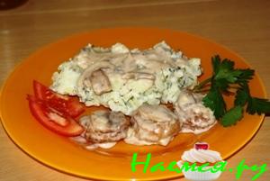 Грибной соус для фрикаделек