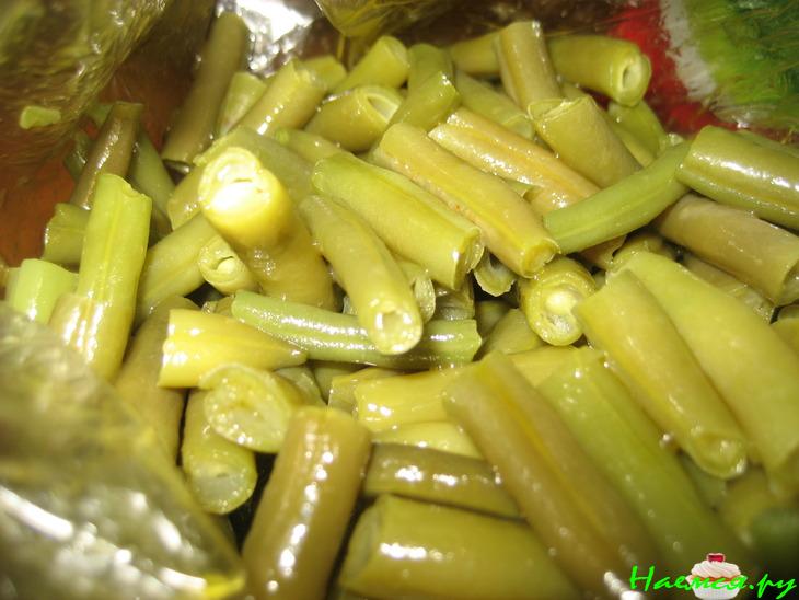 Фасоль стручковая в рукаве