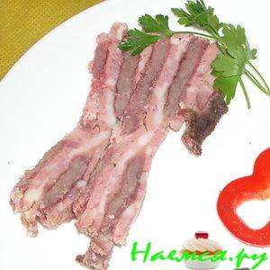 Паштет из телятины с мортаделлой и ветчиной