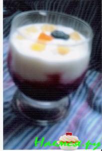 Десерт "Белое лакомство с вареньем"