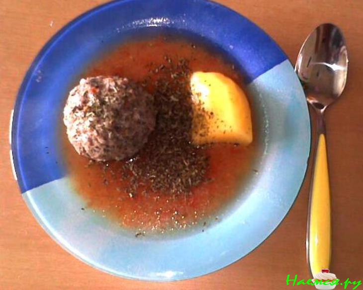 Кюфта-бозбаш с мятой