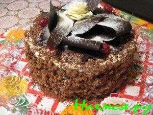 Торт "Черный лес" с вишней