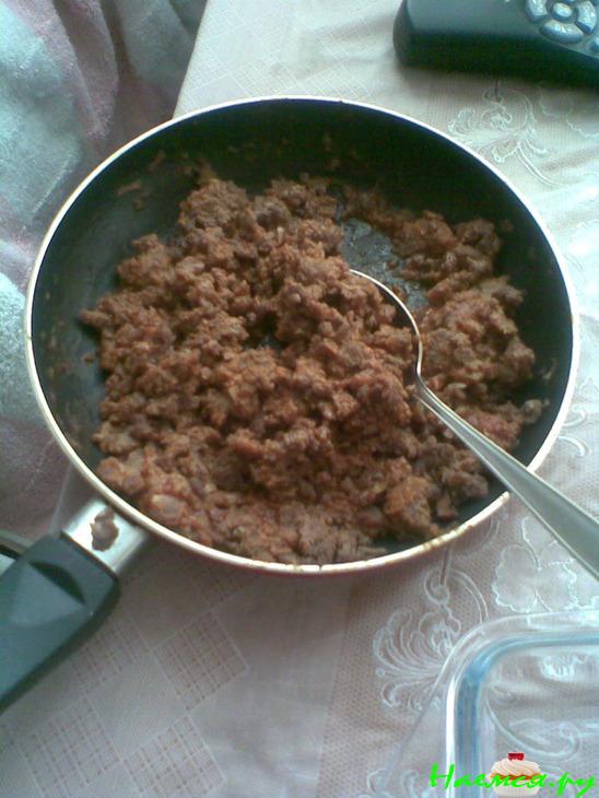 Мясная запеканка с макаронами Мясная запеканка с макаронами