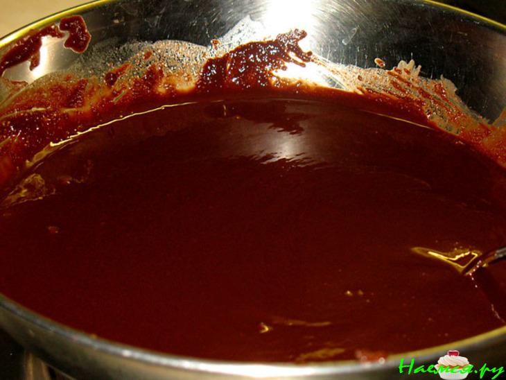 Шоколадно-молочное пирожное "Зорька"