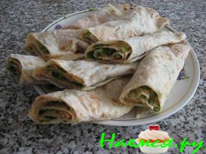 Лаваш с зеленью к шашлыку Лаваш с зеленью к шашлыку