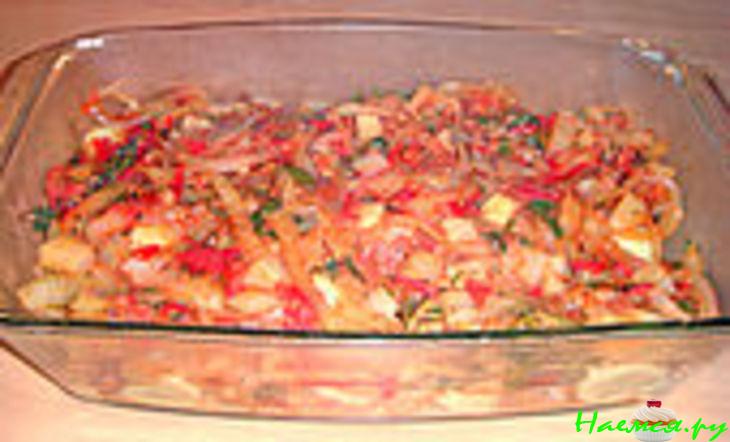 Рыба с овощами и мёдом Рыба с овощами и мёдом