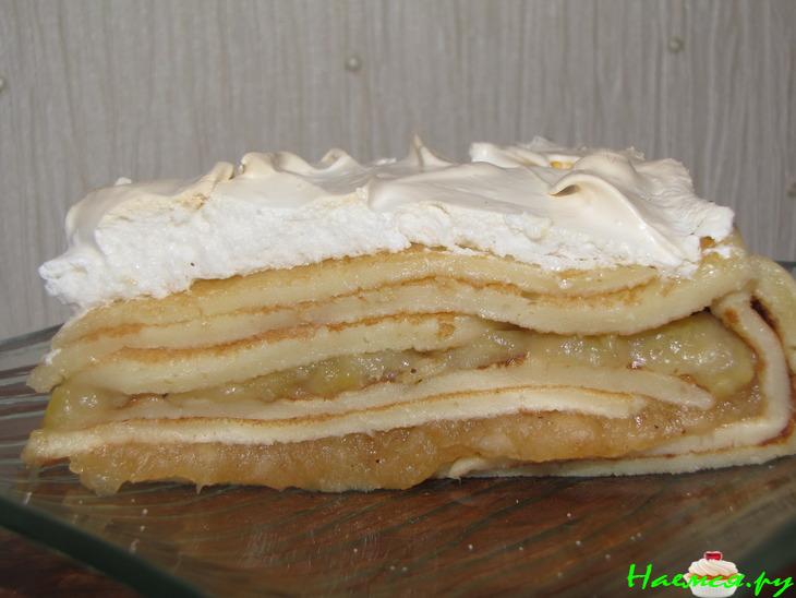 Десертный блинный пирог