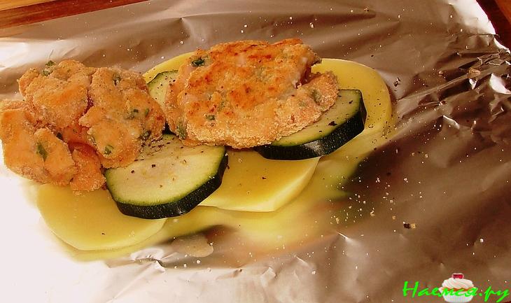 Котлеты из красной рыбы (диетические)