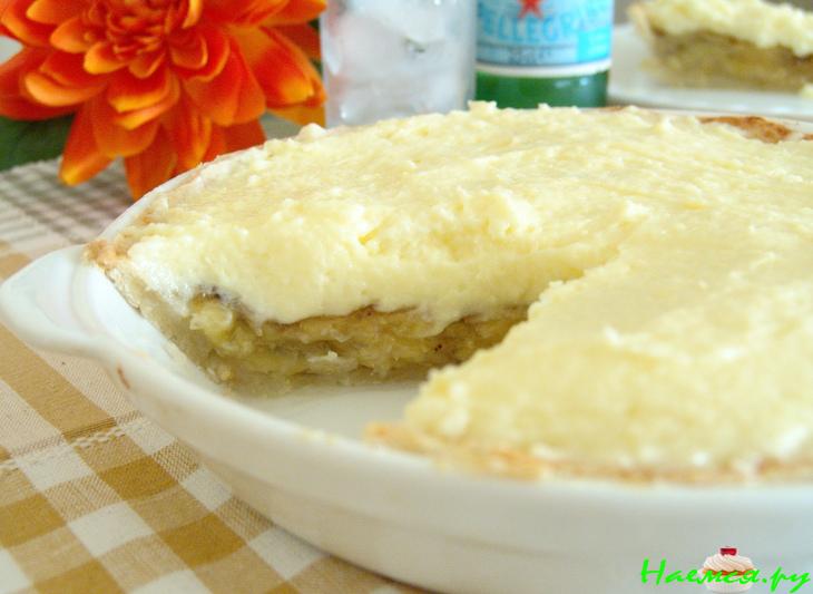 Очень простой и быстрый банановый пай