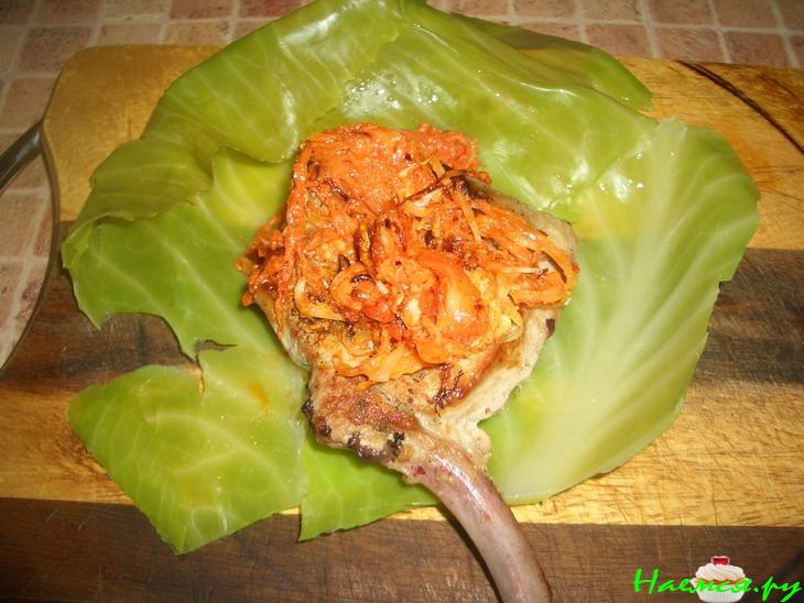 Пивные голубцы на косточке - Октоберфест