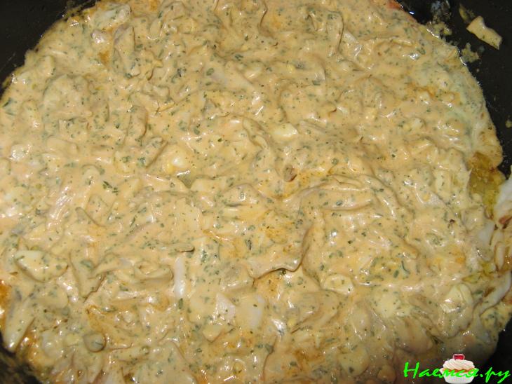 Окунь в татарском соусе