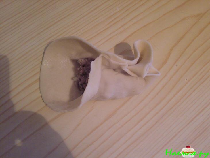 Хинкали со смешанным фаршем