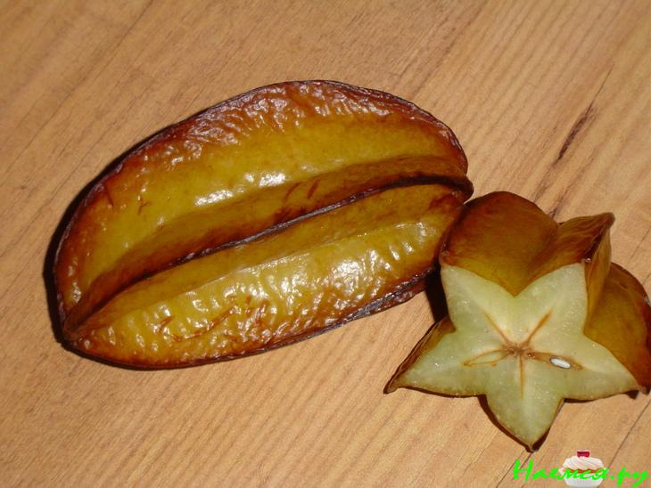 Рыба, запеченная под соевым соусом с карамболой Рыба, запеченная под соевым соусом с карамболой