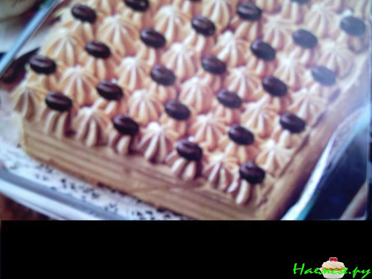 Торт кофейный с кофейным кремом и ликером Торт кофейный с кофейным кремом и ликером