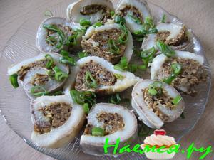 Рольмопс с черносливом и миндалем Рольмопс с черносливом и миндалем