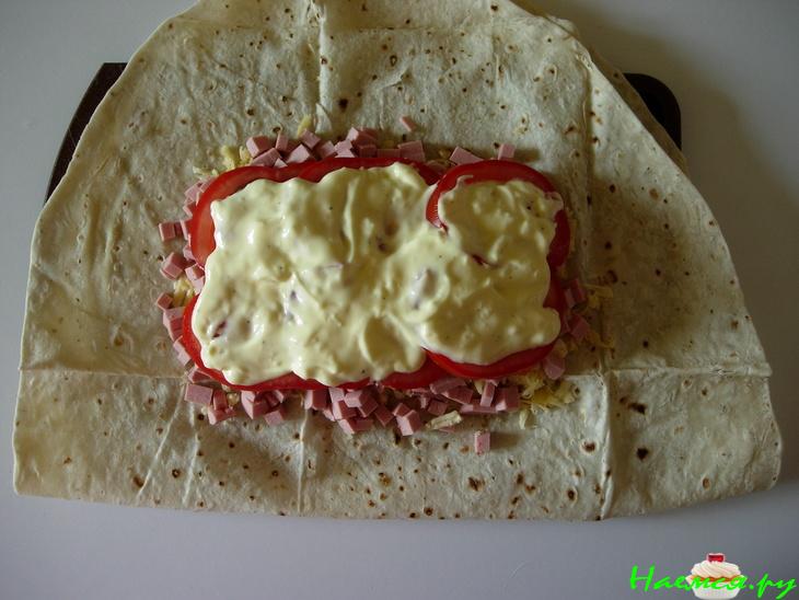 "Фаршированный" лаваш "Фаршированный" лаваш