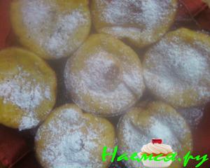 Маффины апельсиновые с шоколадом