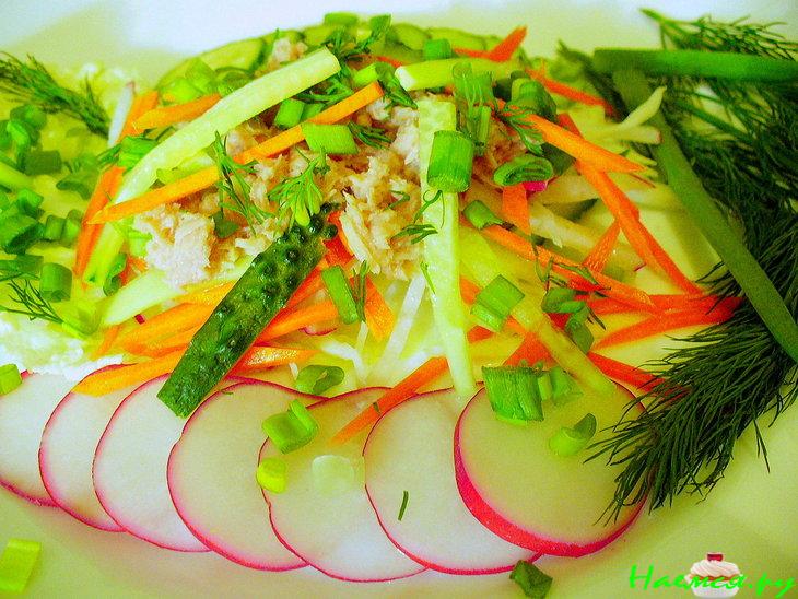 Салат с тунцом "Фантазия"