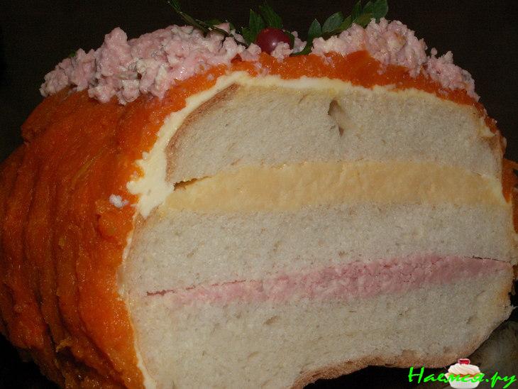 "Полосатые" бутерброды "Полосатые" бутерброды