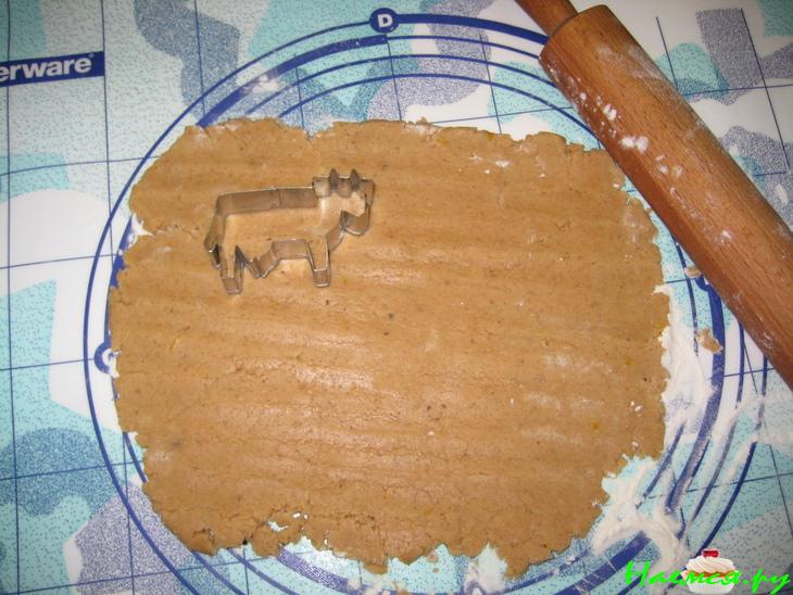 Пряное печенье с орехами (Gingersnap Cookies)