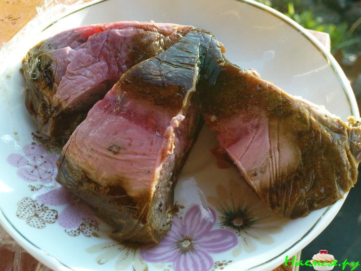 Кофейно-вишневое бланманже