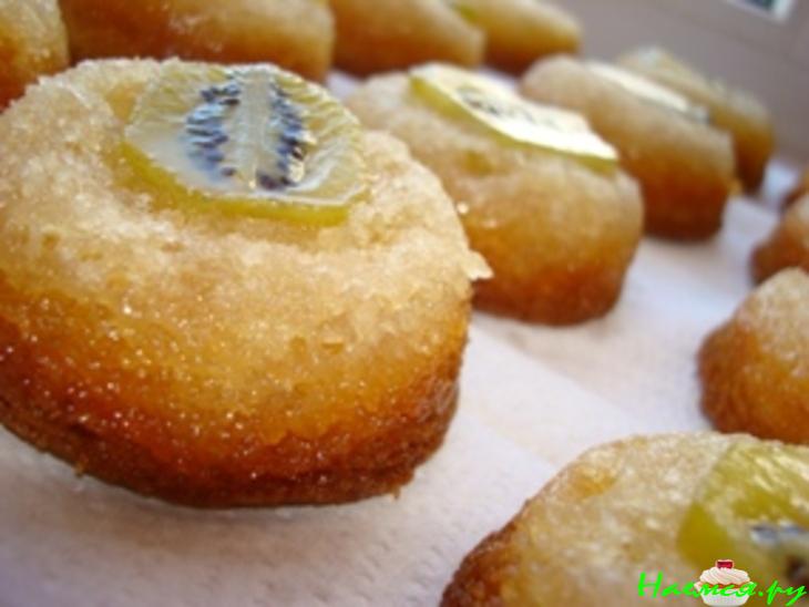 Кексики перевертыши с киви