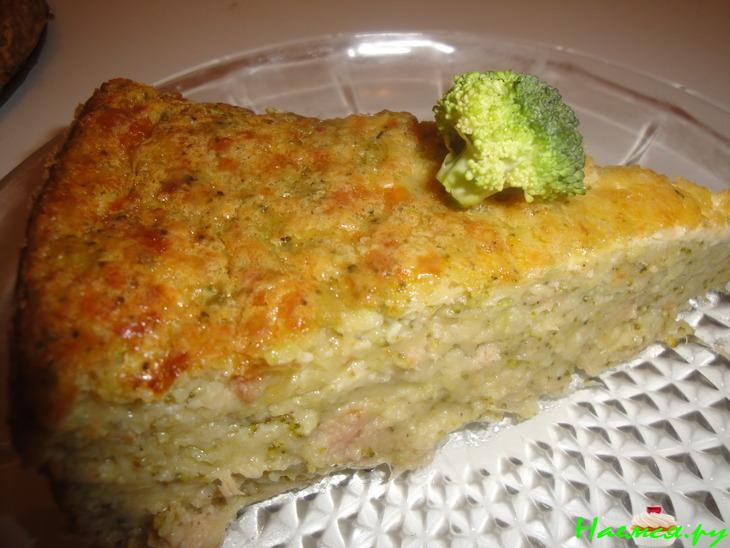 Пирог из брокколи без теста / brokolopita light
