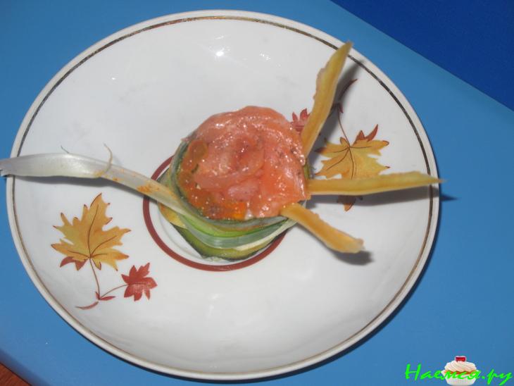 Цуккини с рыбкой