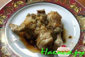 Курица по-провансальски с белым вином