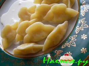 Пельмени с редькой