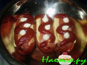 Фаршированная сарделька