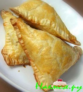 Пирожки/киш с пореем и беконом