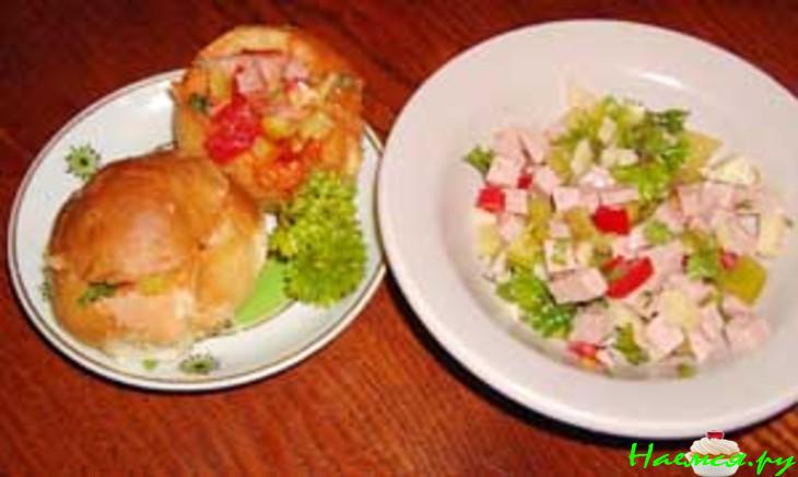 Пицца в "гнeздышке" Пицца в "гнeздышке"