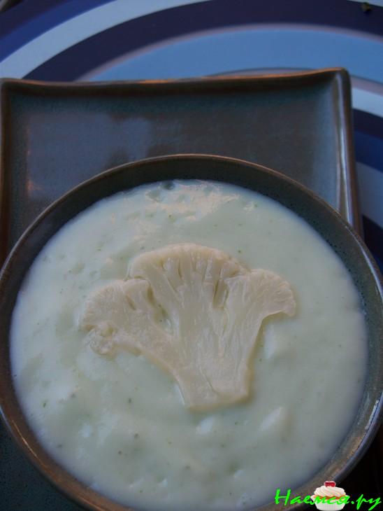 Суп холодный из цветной капусты !!!