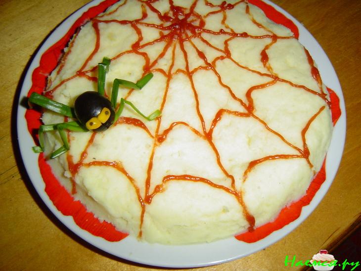 Картофельное пюре "Паучки"