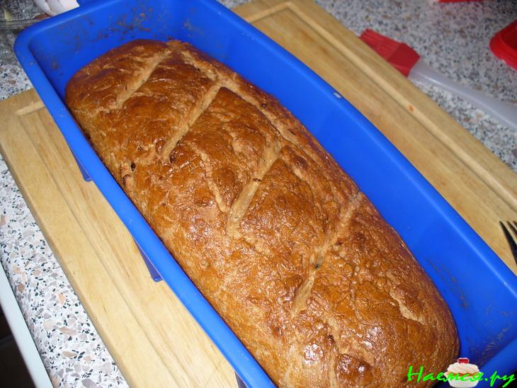 Луковый хлеб на кефире