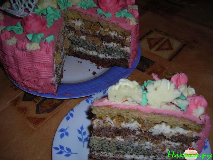 Торт "Юбилейный" со сливочным кремом