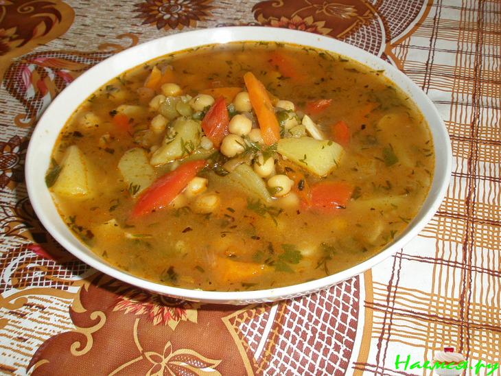 Похлебка с нутом (постная) Похлебка с нутом (постная)