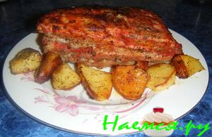 Запечённая пряная грудинка