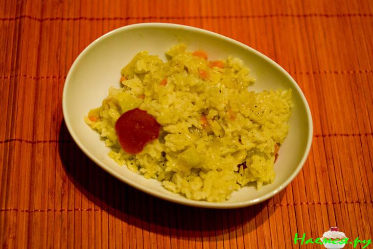Рис с кабачком (с овощами)