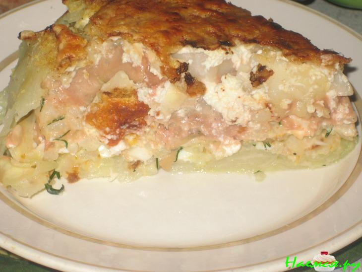 Капустный каравай с гусиным паштетом Капустный каравай с гусиным паштетом