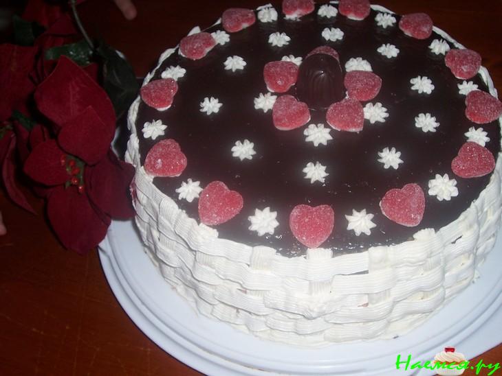 Торт бисквитный "Птичье молоко" 