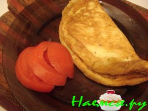 Воздушный фаршированный омлет