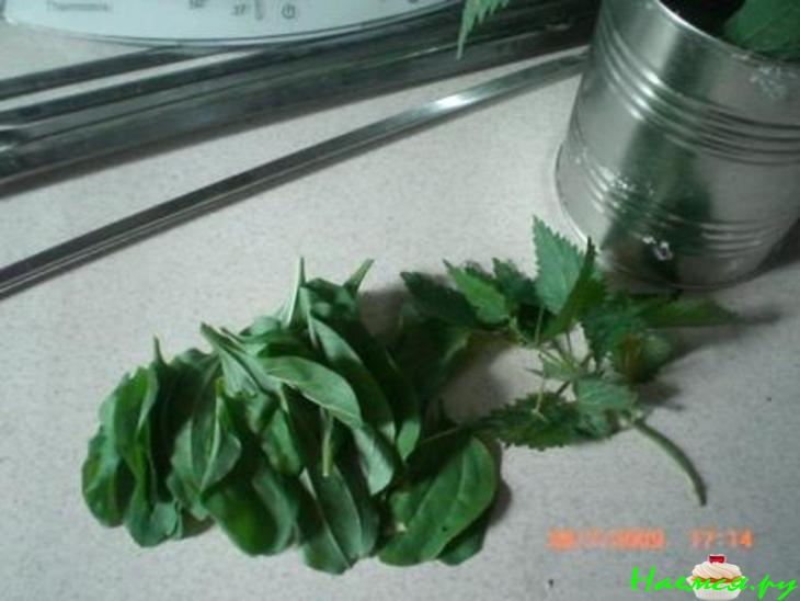 Зеленый супчик с подорожником