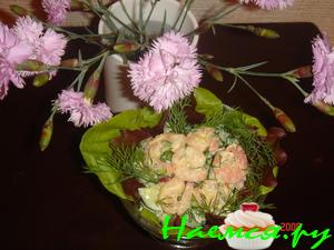 Салатик "Весна в душе и на столе"