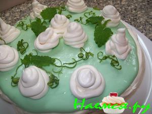 Торт-мороженое с белым шоколадом. Презент для хорошего друга 