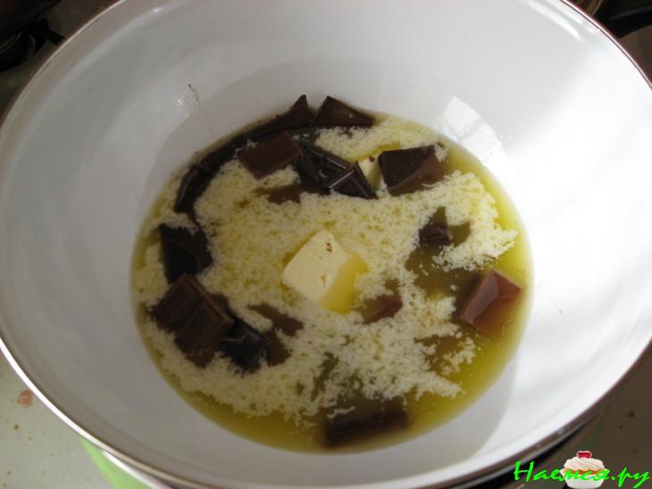 Торт с орехами "Шоколадно-Творожный"