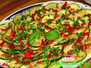 Салат из цуккини с тильзитским сыром