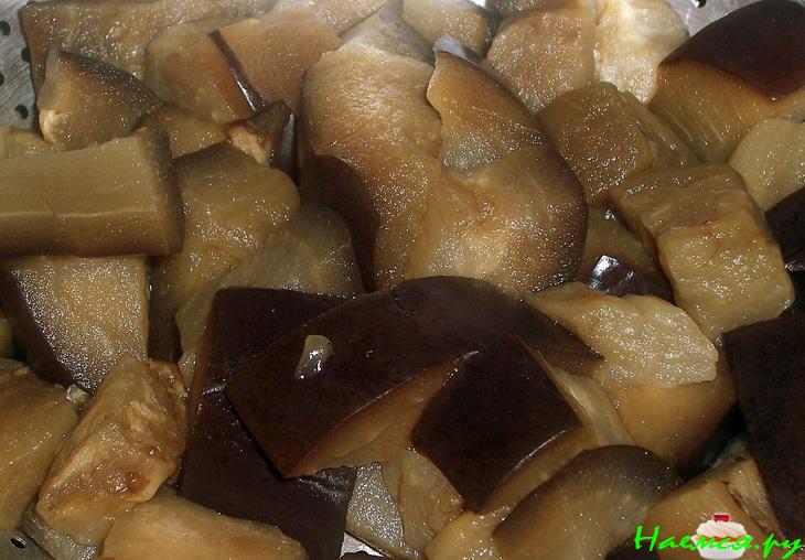 Юшка с орзо и баклажан